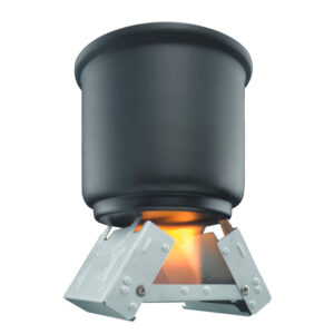 Opvouwbare Esbit Pocket Stove met twintig brandstoftabletten