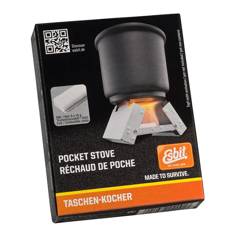 Esbit Pocket Stove S met zes brandstoftabletten