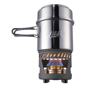 Esbit spiritus kookset 985 ml zilver met pot en brander
