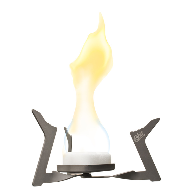 Opvouwbare Esbit titanium brander met opbergtas