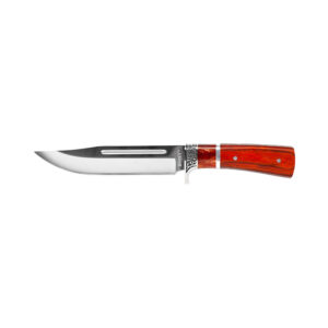 Homey's Backbone K4 jachtmes 18 cm met leren etui