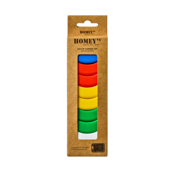 Homey's FIBR rubberen hoekjes HACCP 20 stuks