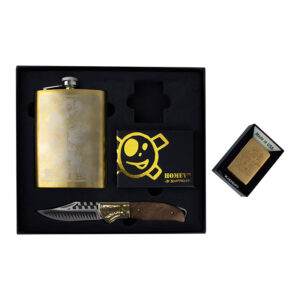 Homeys Schiffmacher Mans Ruin outdoor giftset 4-delig met Zippo