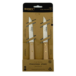 Homeys klompenmesjes RVS 2 stuks