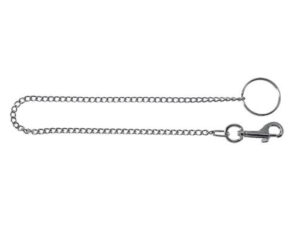 Homey's zakmesketting 47 cm met ring en karabijnhaak