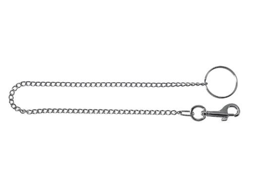 Homey's zakmesketting 47 cm met ring en karabijnhaak
