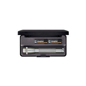Maglite Mini AA zaklamp grijs aluminium in cassette