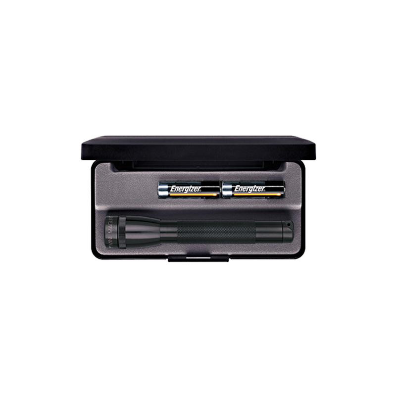 Maglite Mini AA zaklamp zwart aluminium in cassette