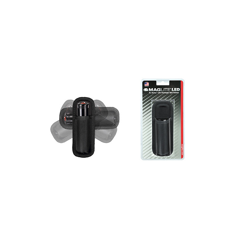 Maglite XL zwart nylon riemetui met clip