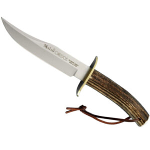 Muela Gredos 16 jachtmes hertshoorn met leren etui