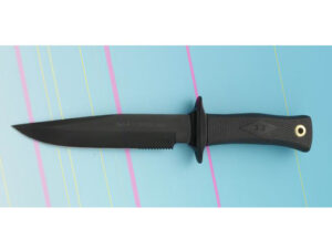 Muela Scorp military mes zwart 18 cm