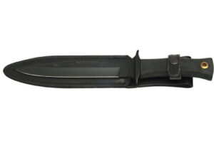 Muela Scorp military mes zwart 19 cm