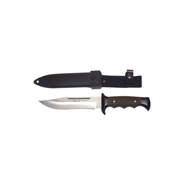 Muela outdoormes groen met zaag 16 cm