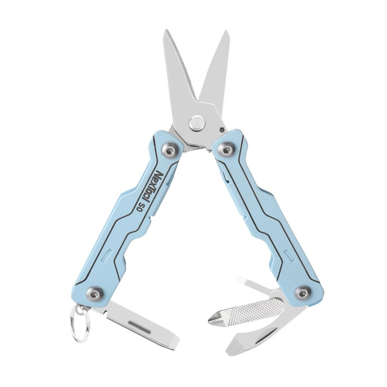 NexTool Micro Sailor Scissors S0 multitool blauw 8 functies