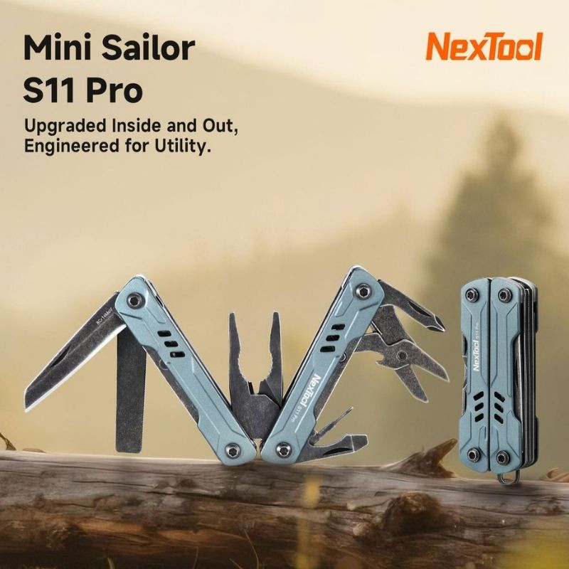 NexTool Mini Sailor S11 Pro multitool blauw 12 functies