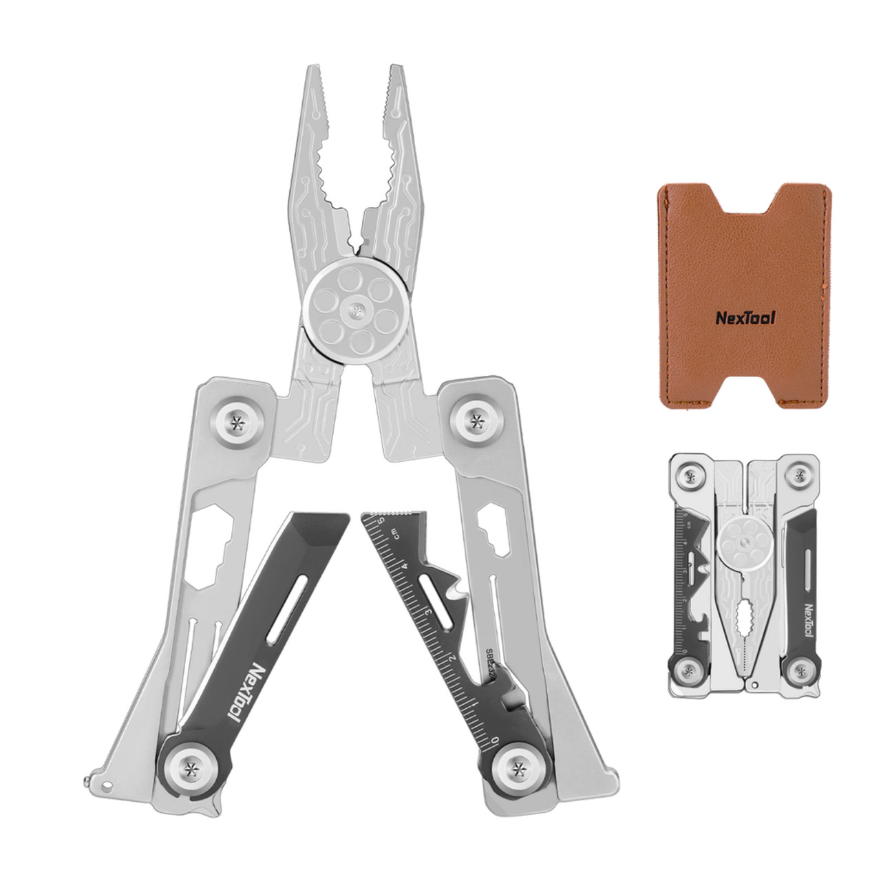 NexTool Silver Blade EDC multitool RVS 14 functies