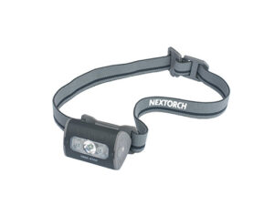 Nextorch Trek Star hoofdlamp zwart met wit en rood licht