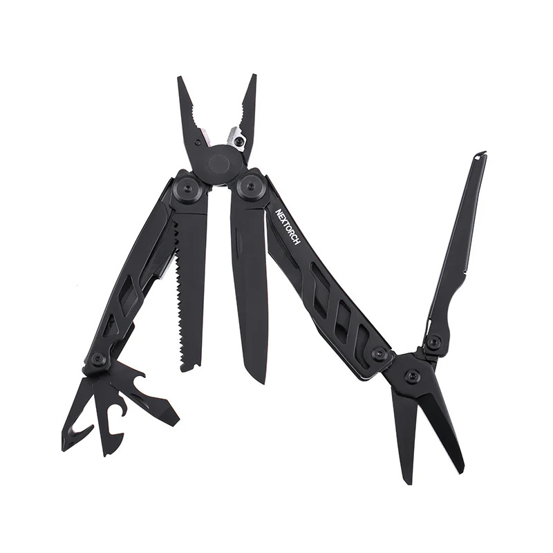 Nextorch multitool zwart 16 functies met hoes