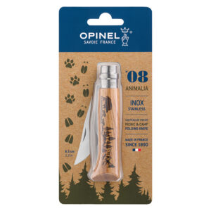 Opinel N°08 Boar zakmes gravure blister