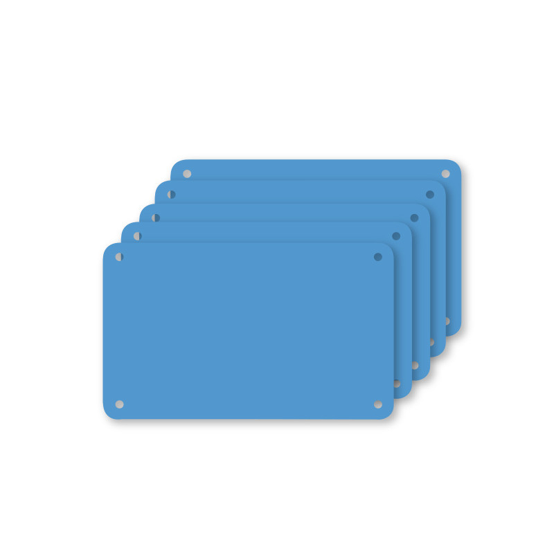Profboard serie 1000 snijplaten blauw 32,5 x 53 cm 5 stuks