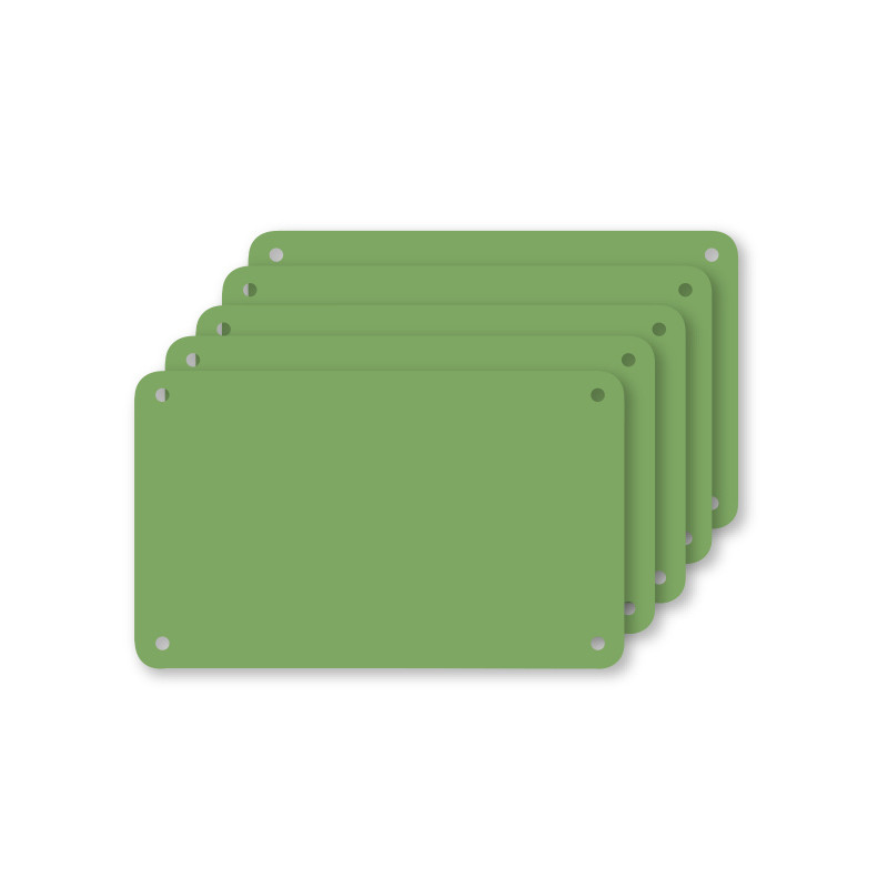Profboard serie 1000 snijplaten groen 32,5 x 53 cm, 5 stuks