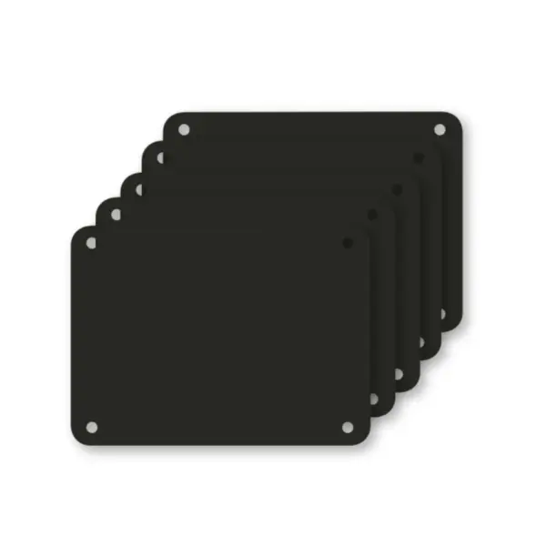 Profboard serie 1000 snijplaten zwart 30 x 40 cm, 5 stuks