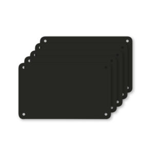 Profboard serie 1000 snijplaten zwart 32,5 x 53 cm, 5 stuks