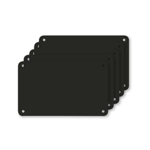 Profboard serie 1000 snijplaten zwart 32,5 x 53 cm, 5 stuks