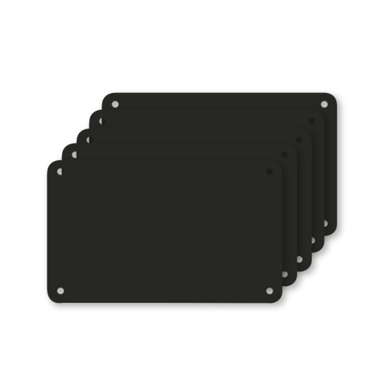 Profboard serie 1000 snijplaten zwart 32,5 x 53 cm, 5 stuks