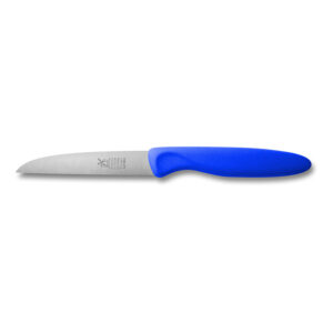 Robert Herder groente- en schilmesje blauw RVS
