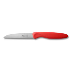 Robert Herder groente- en schilmesje rood RVS