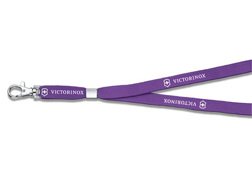 Victorinox halskoord paars met karabijnhaak 53 cm