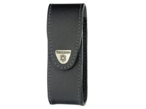 Victorinox leren riemetui zwart Lockblade en SwissTool