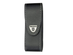 Victorinox leren riemetui zwart voor dik Lockblade