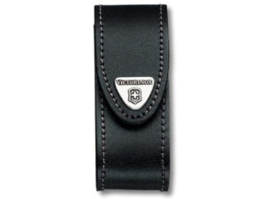 Victorinox leren riemetui zwart voor zakmes 2-4 lagen