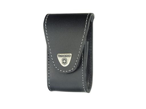 Victorinox leren riemetui zwart voor zakmes 5-8 lagen