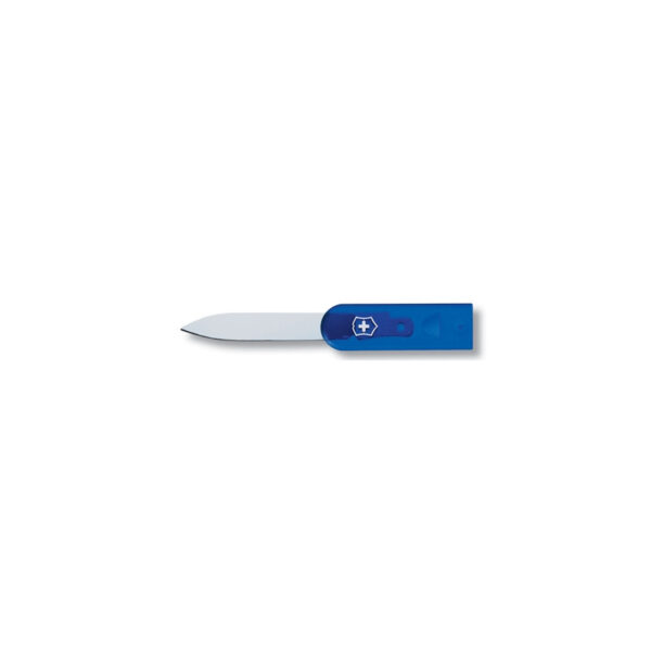 Victorinox mesje en briefopener voor SwissCard blauw