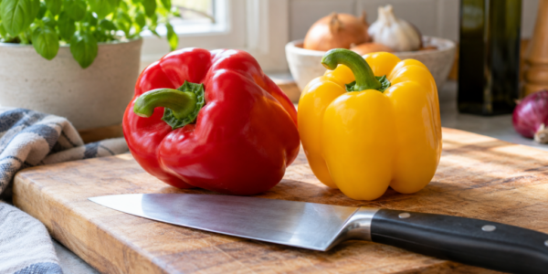 Paprika snijden zonder losse zaadjes op je plank